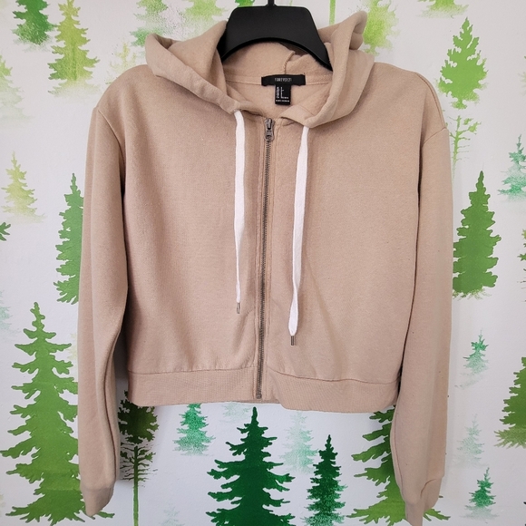 Forever 21 Sweaters - Forever 21 Cropped Hoodie.